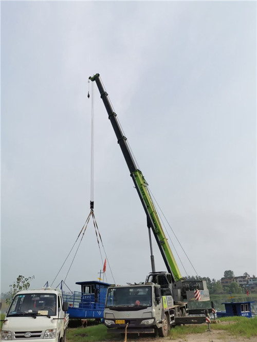 望城区桥梁建设吊装案例